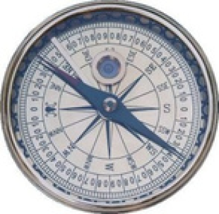 Compass Magnet 4 Inch Basah