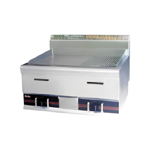 Gas Half-Grooved Griddle