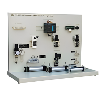 Pneumatic Trainer Controlled By PLC