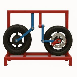 Trainer sistem rem (Hidrolis dan tromol)