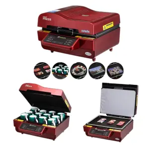 3D Vacuum Heat Press Machine for Cases Mugs Plates Glasses