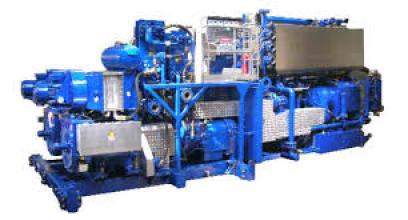 Skit Mounted Cementing Unit