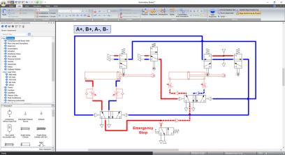 Circuit Design, Simulation And Animation Software For Pneumatics And Electro-Pneumatics Projects
